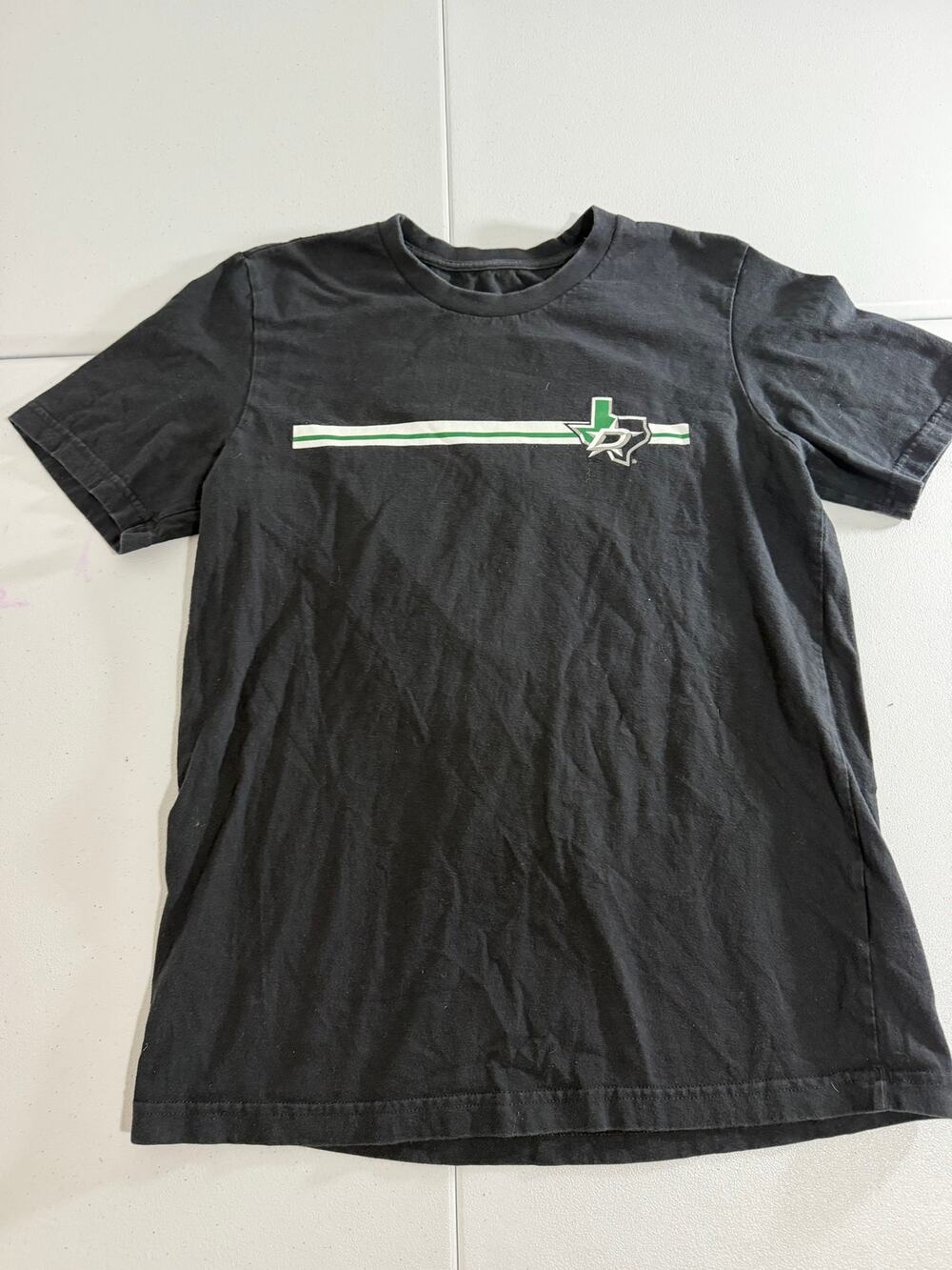 Adidas Dallas Stars T-Shirt Mens Small Black NHL Hockey Tee Graphic Logo